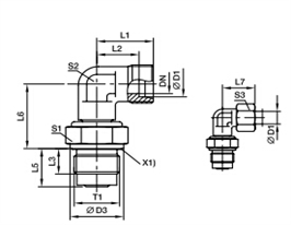 DVWE-M 90°滑動(dòng)軸承旋轉(zhuǎn)接頭、parker球閥、PARKER卡套接頭