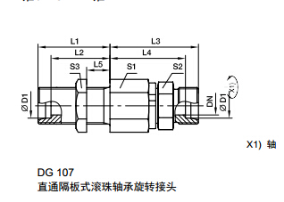 DG 隔板式滾珠軸承旋轉(zhuǎn)接頭、parker球閥、PARKER卡套接頭